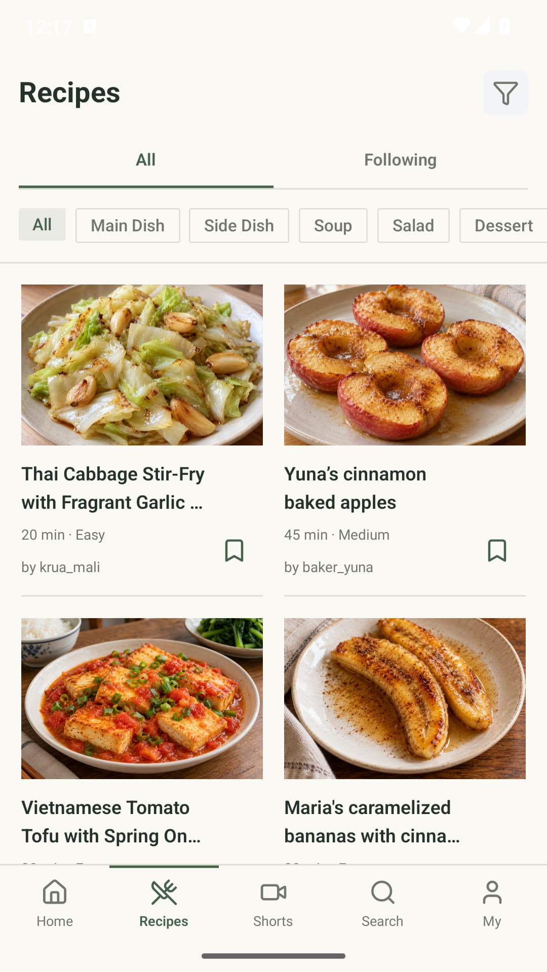 Cookish · Receitas